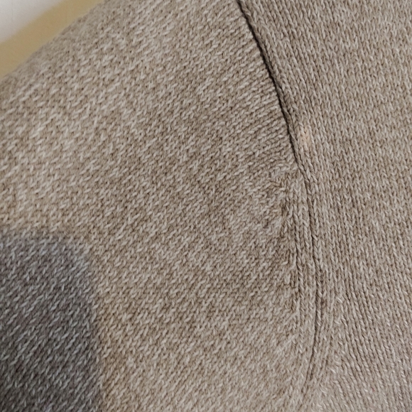 The TOG Shop V neck light brown 100% Cotton sweater size L - Picture 5 of 6